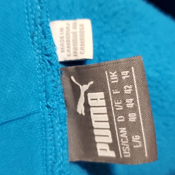 Puma size L blue sweatshirt - Picture 4 of 4